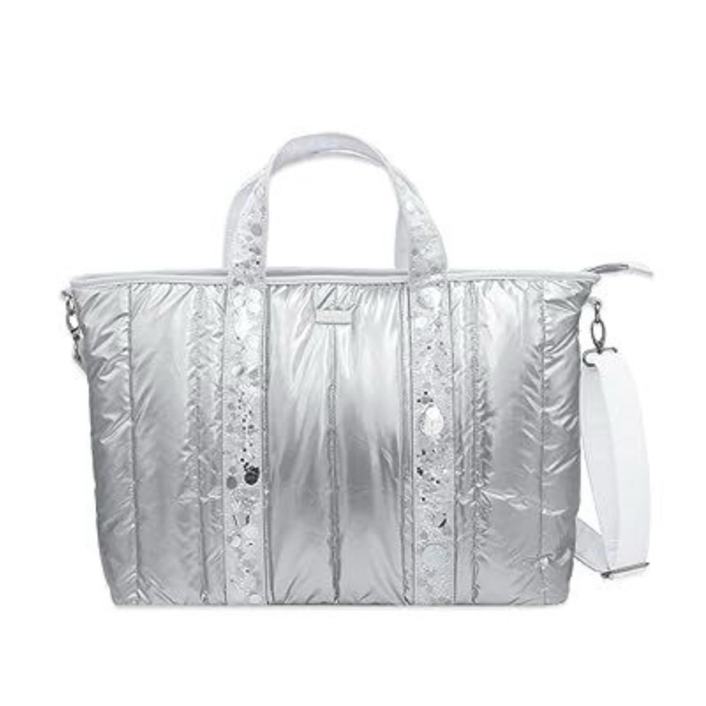 🆕 Silver Confetti Extra Large Tote Bag